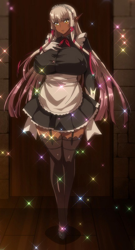 OVAようこそ！スケベエルフの森へ ＃4エルフもダークエルフも仲良く子作り！ 救世主様と『ハーレム生活』◆のサンプル画像3