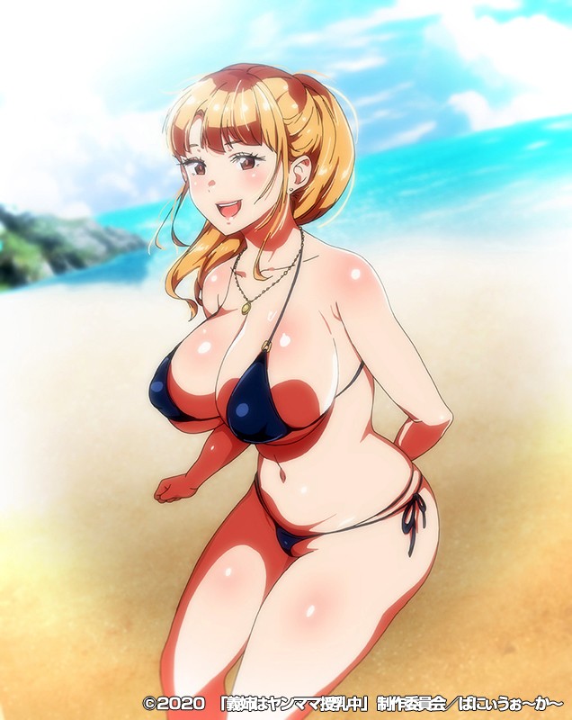 OVA義姉はヤンママ授乳中＃2 水着と浴衣と混浴温泉のサンプル画像7