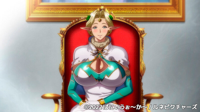 OVA巨乳エルフ母娘催● ＃1 エルフの国を蹂躙する男。汚された女王と姫のサンプル画像1