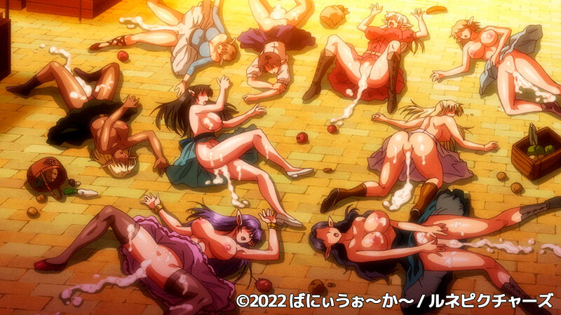 OVA巨乳エルフ母娘催● ＃1 エルフの国を蹂躙する男。汚された女王と姫のサンプル画像4