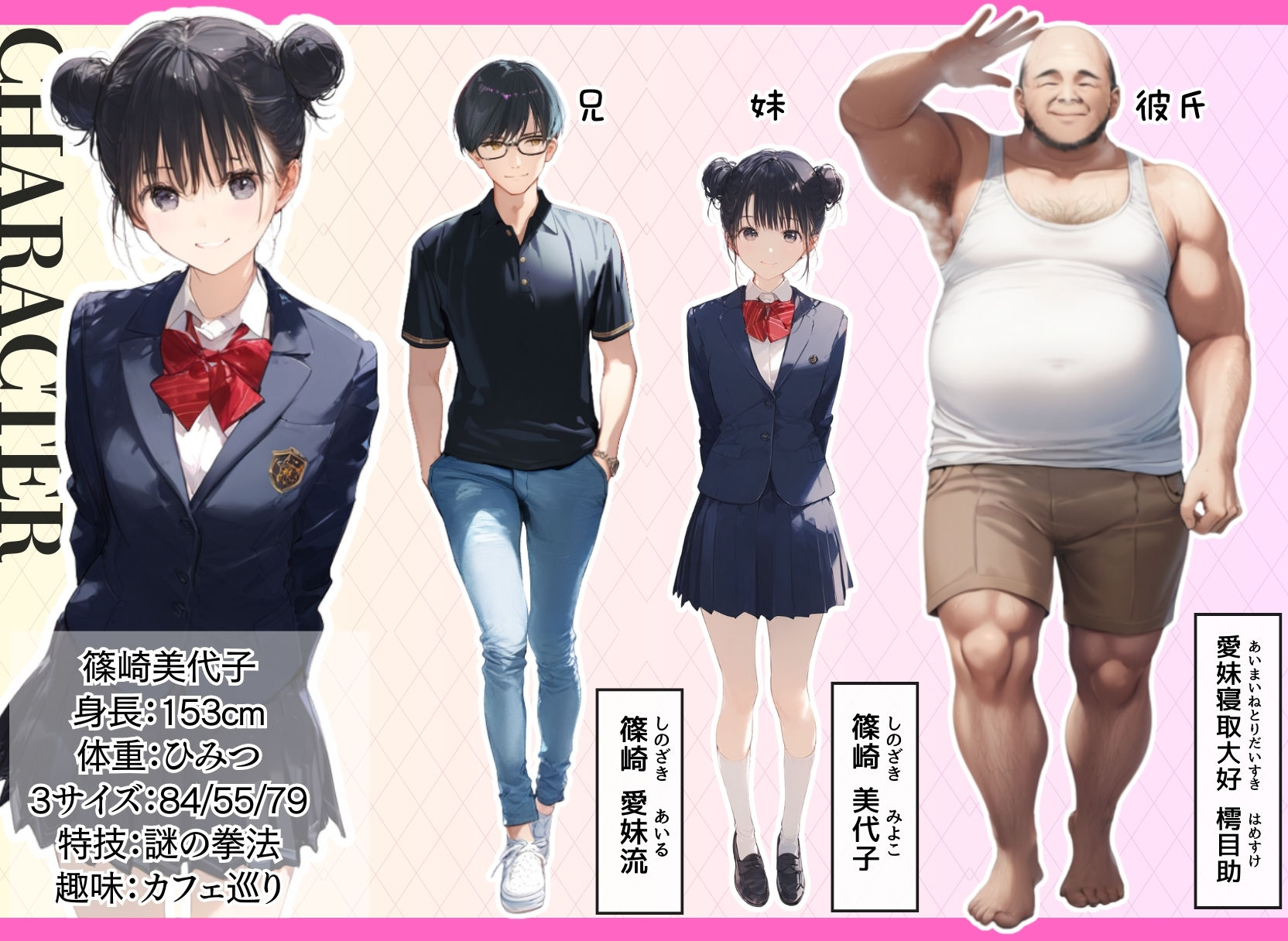 世界一かわいい俺の妹が突然連れてきた彼氏（おじさん）と超特濃種付けセックスをしていた件のサンプル画像1