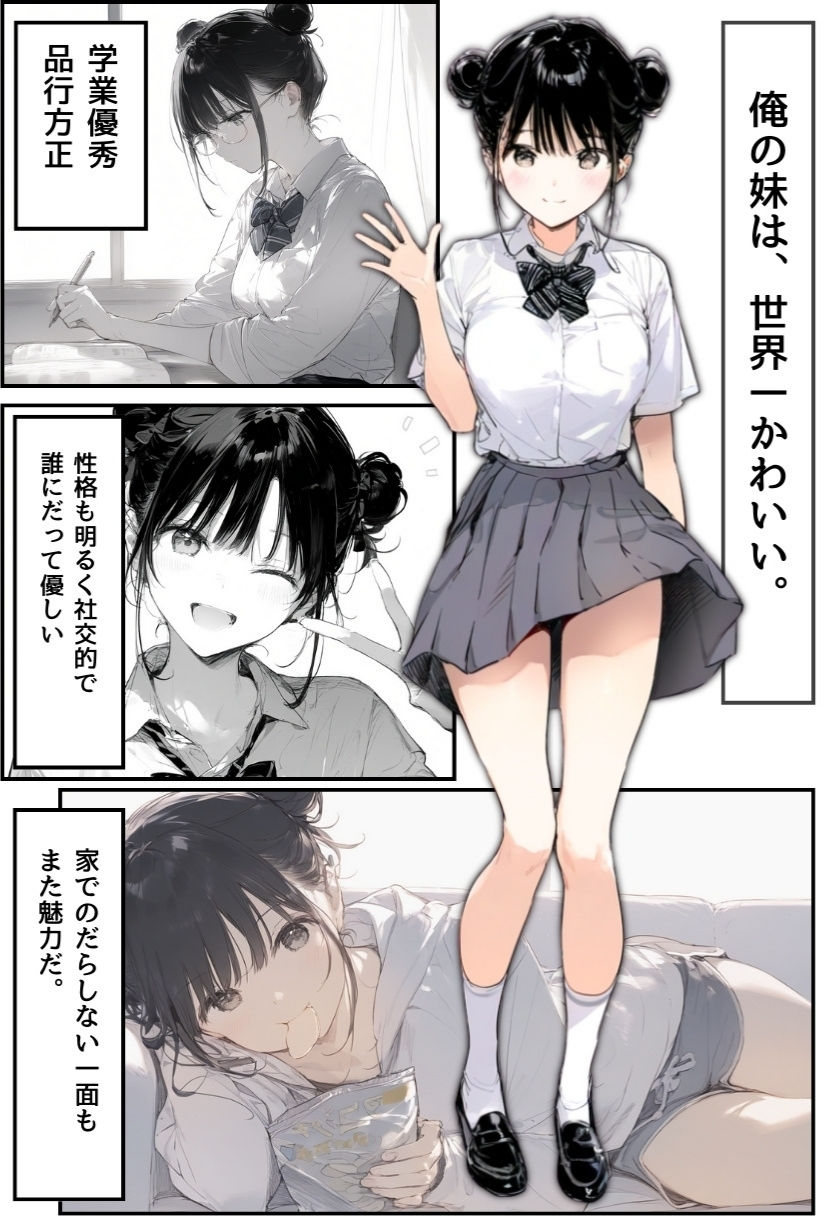 世界一かわいい俺の妹が突然連れてきた彼氏（おじさん）と超特濃種付けセックスをしていた件のサンプル画像2